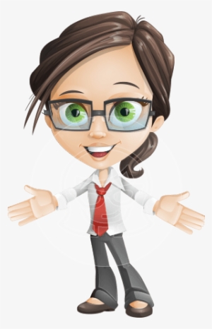 Woman Vector Female Cartoon Character - Dibujos Animados De Contabilidad #534974