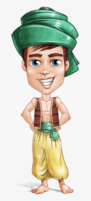 Amir The Sand Prince - Arab Prince Cartoon Character #535106