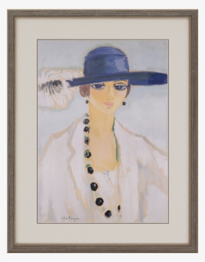 Explore Peacock Colors, Peacock Theme And More - Paragon Lady With Beads, 1923 Framed Painting Print #535357