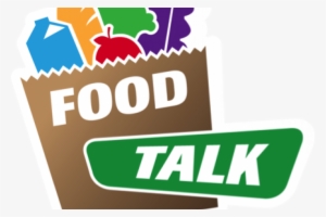 Food Talk Logo Cartoon Picture Of A Grocery Bag With - Food #536096 Food Talk Logo Cartoon Picture Of A Grocery Bag With - Food #536096