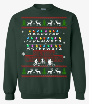 Stranger Things Merry Christmas Ugly Sweater - Overwatch Ugly Christmas Sweater #536559