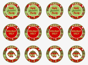 Png Library Library Free Party Printables Catch My - Ugly Christmas Sweater Printables #536732