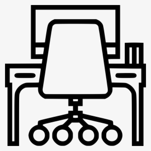 Office Desk - - Office Furniture Icon Png #536771