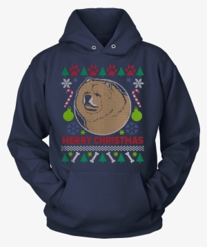 Chow Chow Dog Breed Ugly Christmas Sweater Hoodie - You Can T Scare Me T Shirt #536974