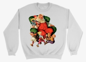 Christmas Hoodie Santa Claus - Norman Rockwell Christmas Desktop #537250