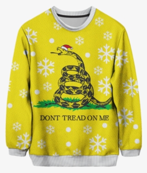 22 Ugly Christmas Sweaters That Sum Up The Ugliness - Don T Tread On Me #537712