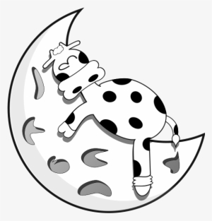 Vaca En La Luna Clipart Png #537738