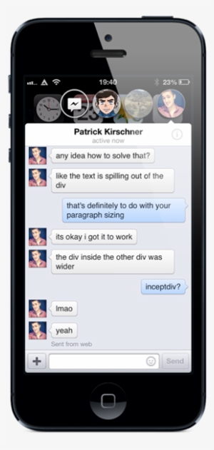 It Will Float Around The Home Screen And Over Any Other - Vodafone Text #537762