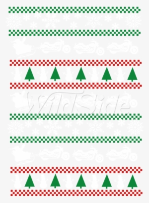 Christmas Sweater Santa Bikes - Boys Pajama Party Card #537987