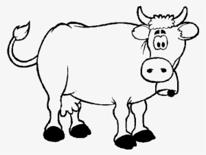 Cow Picture To Colour #538158