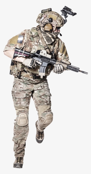 See Or Download Color Reference - Running Soldier #538478