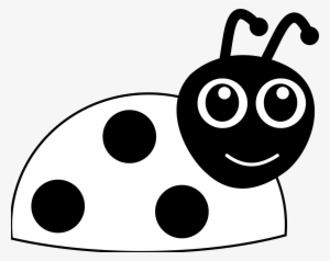 Elower Clipart Bug - Lady Bug Black And White #538663