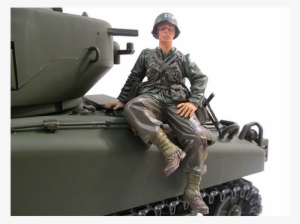 1/16 Figure Series Painted American Soldier Figure - Tanque Americano Da Segunda Guerra Mundial #538854