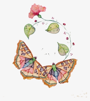 Insects Clipart Watercolor - صور فراشات عالية الدقة #538870