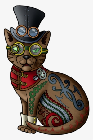 Animated Catbot Mkiii - Cartoon Steam Punk Cats #539490
