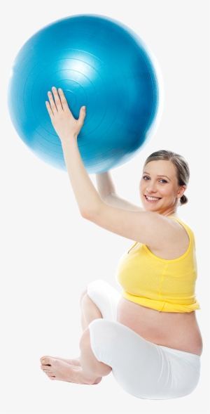Pregnant Woman Exercise Png Image #539620