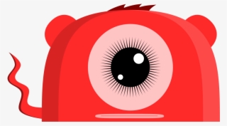 Monsters Image Download Png - Red One Eyed Monster #539710
