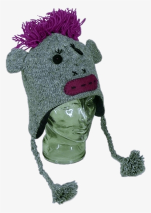 Mrs Monster Hat Zebra Hat - Knit Cap #539734