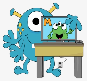 Monster With A Computer - Graphic Organizers For Story #539758