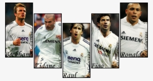 The Best Of The - Ronaldo Real Madrid Goal Celebration Double Matted #539845