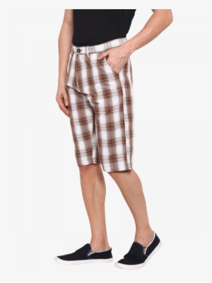 Zidane Coffee Brown Capris - Green #539906