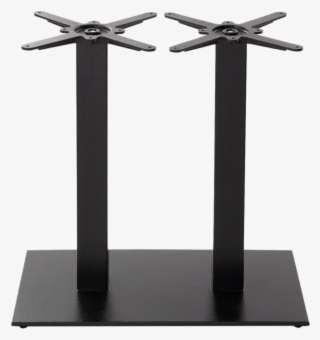 Forza Square Twin Pedestal Dining - Pied De Table Malm Kokoon Design Tb00370bl #5300475