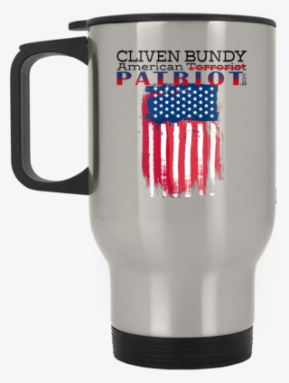 Cliven Bundy American Patriot Silver Stainless Travel #5303872