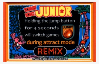 Donkey Kong Jr Remix Instruction Magnet - Donkey Kong Jr. #5303920