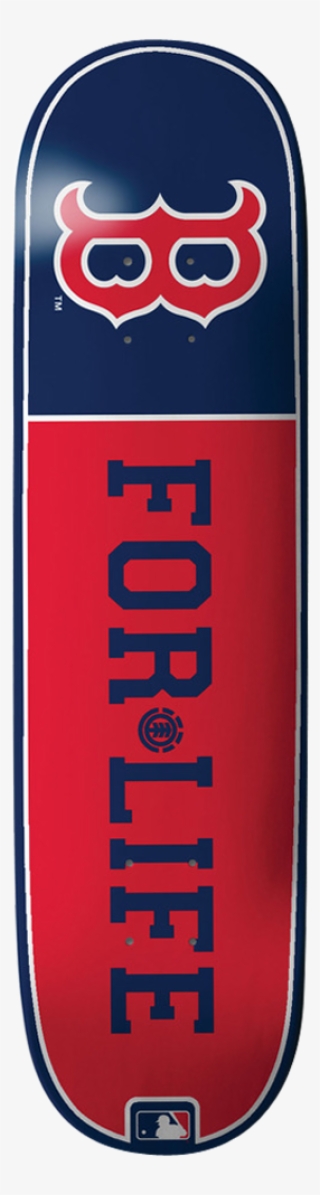 Element For Mlb Club Logo Maple Wood Deck With Team - Element Red Sox Skateboard #5304423