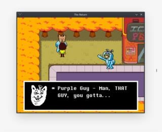 Deltarune's "purple Guy" Is Almost Certainly A Reference - Deltarune Fnaf Reference #5308826