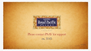 Ascend Studios Loews Royal Pacific Resort Audio / Video - Label #5309628