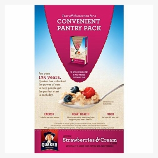 Auction - Quaker Blueberries & Cream Instant Oatmeal Hot #5311151