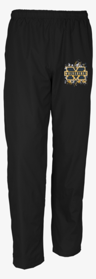 Michigan Wolverines Splatter Logo Men's Customized #5311447