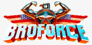 Free Lives Games - Broforce Logo Png #5313434