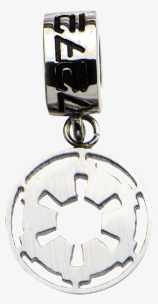 Galactic Empire Stainless Steel Dangle Charm - Stainless Steel Star Wars Galactic Empire Symbol Dangle #5315298