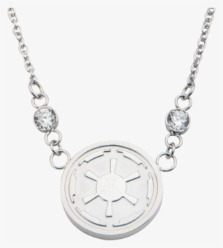 Galactic Empire Symbol Crystal Necklace #5315402