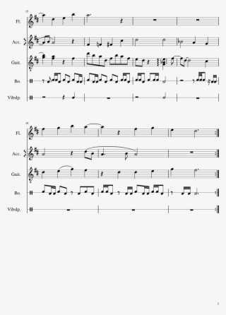 Stables Sheet Music Composed By Moofin 3 Of 3 Pages - Kass Theme Tab #5318040