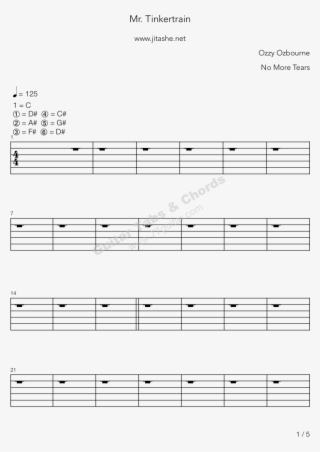 Mr Tinkertrain-ozzy Osbourne吉他谱 - Sheet Music #5318458