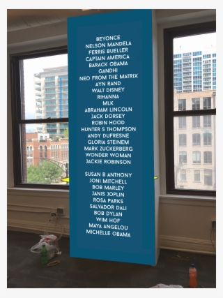 Cut Vinyl Lettering On Columns - Daylighting #5320341