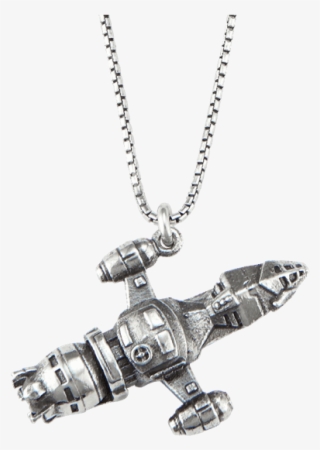Firefly Serenity Ship Necklace Pendant - Solid Sterling #5322395
