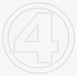 Fantastic Four Symbol Outline By Mr-droy #5323739