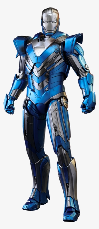 Iron Man Mark Xxx Blue Steel Action Figure - Mark Xxx Iron Man #5325550