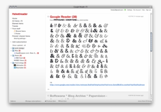 Helvetireader [script, Webapp] - Stylised Ampersand #5329391