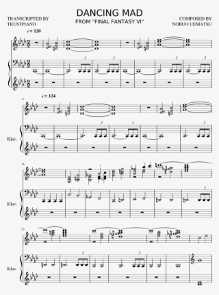 Print - Ffvi Dancing Mad Sheet Music #5330363