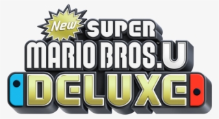 New Super Mario Bros U Deluxe Logo - Super Mario Wii U Deluxe - Free ...