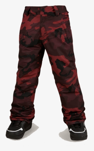 Volcom Youth Explorer Insulated Pant - Volcom Explorer Ins Pnt Red M (kids) #5334405