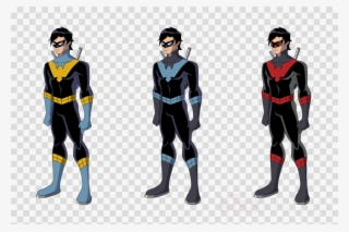 Nightwing Clipart Dick Grayson Superhero Nightwing - Nightwing Red Suit #5336463