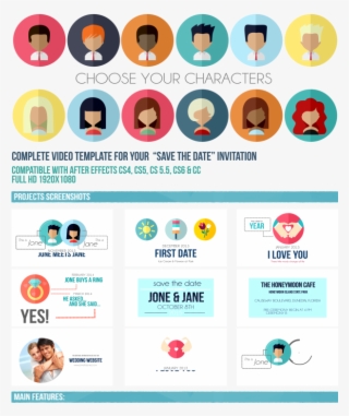 Save Png After Effects - Save The Date #5337315