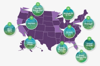 1 For 'best City For Women Entrepreneurs' - Us Map #5338543