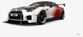Nissan Door Coupe Tuning Png Transparent Rocket Bunny - Nissan Gt-r #5340605